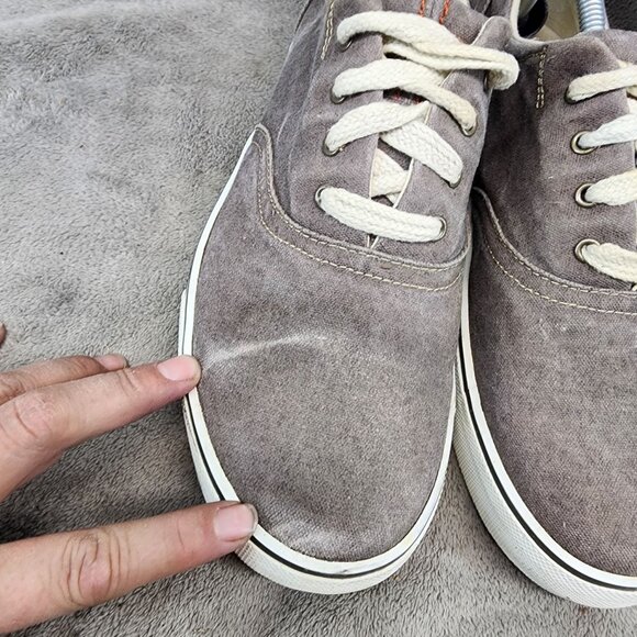 L.L. Bean Shoes Mens Size 10 Brown Lace Up Sneakers *Read* - Picture 4 of 13